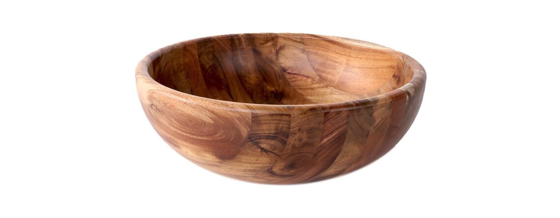 Slide wooden bowl